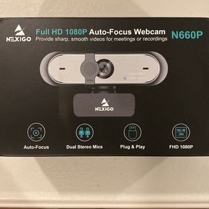 Nexigo Full HD 1080P Auto Focus Webcam N660P